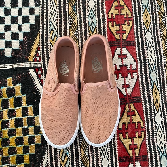 Vans Asher perforated suede slip on sneakers - Picture 9 of 10